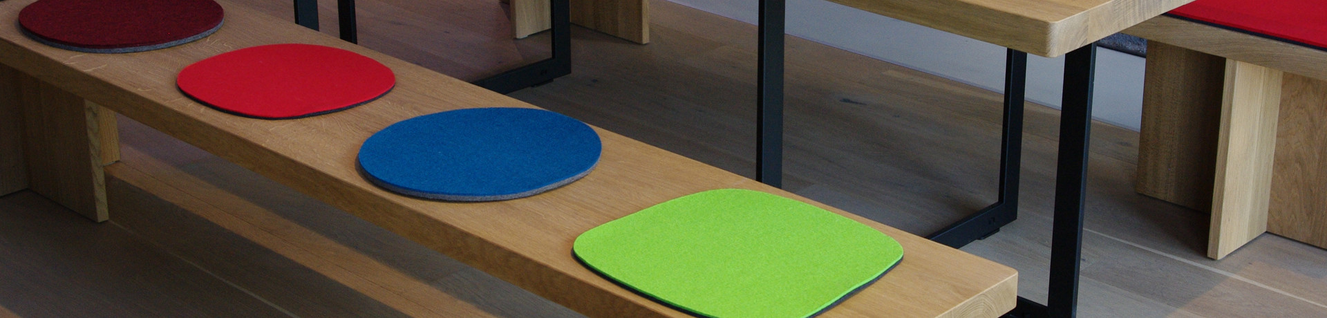 Handgefertigte Filzprodukte - Wollfilz Designfilz Industriefilz